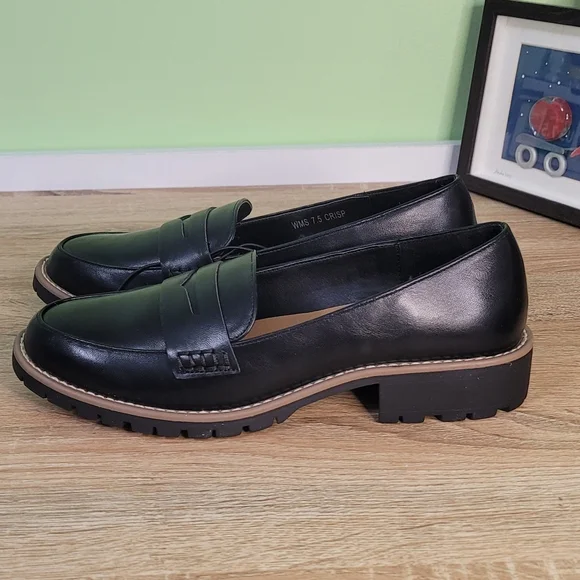 Black Loafers for Women - Picture 1 of 7